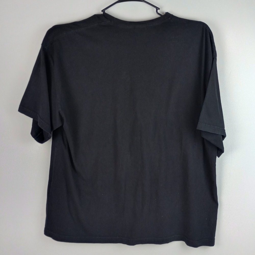 Bayside Mens 3XL Black Steve Earle & The Dukes Skull Hammer Sickle Band Tshirt - Picture 2 of 6